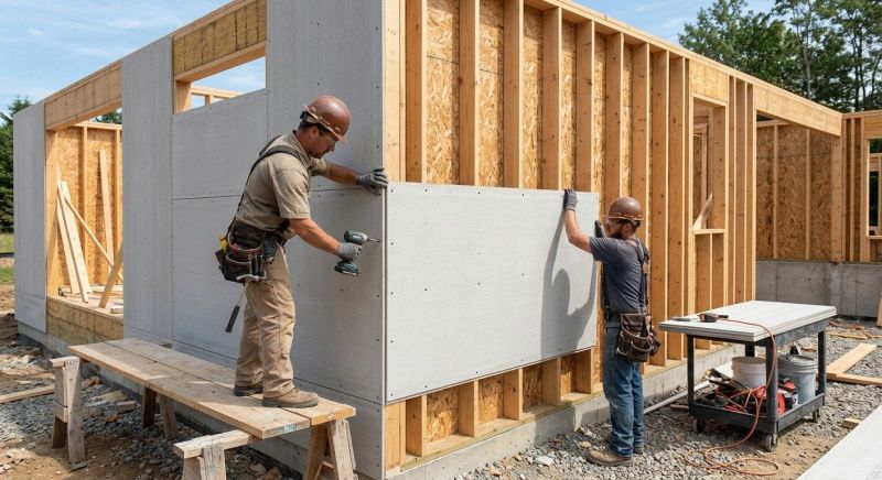 Our team working on Concrete Installation projects in Woodland Park, CO