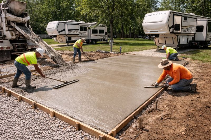 Concrete Installation in Woodland Park, CO