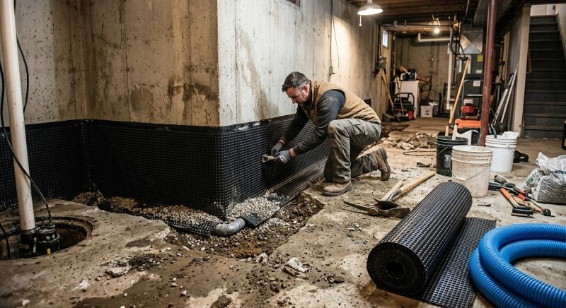 Basement Concrete Installation in Monument, CO