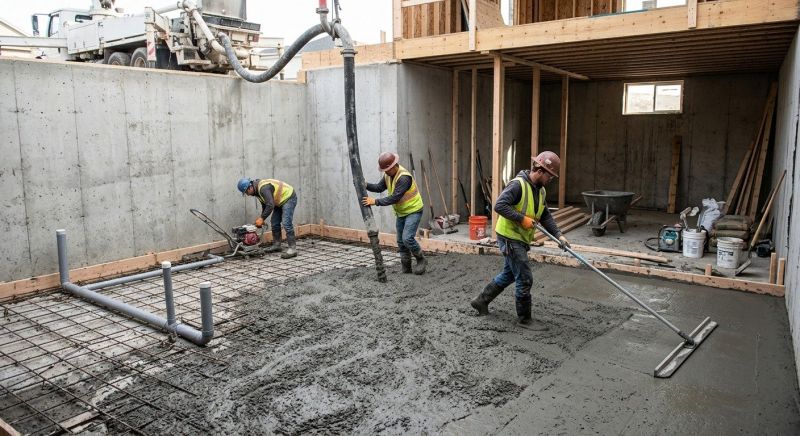 Basement Concrete Installation in Sedalia, CO