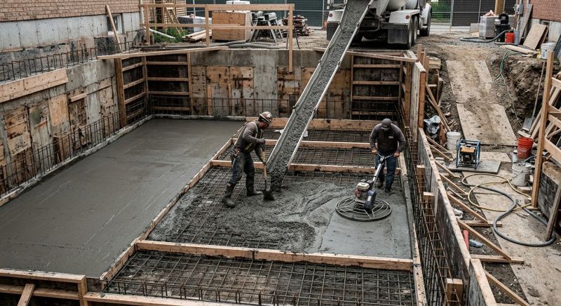 Basement Concrete Installation in Teller County, CO