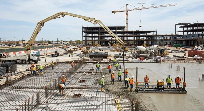 Commercial Slab Construction in Cripple Creek, CO