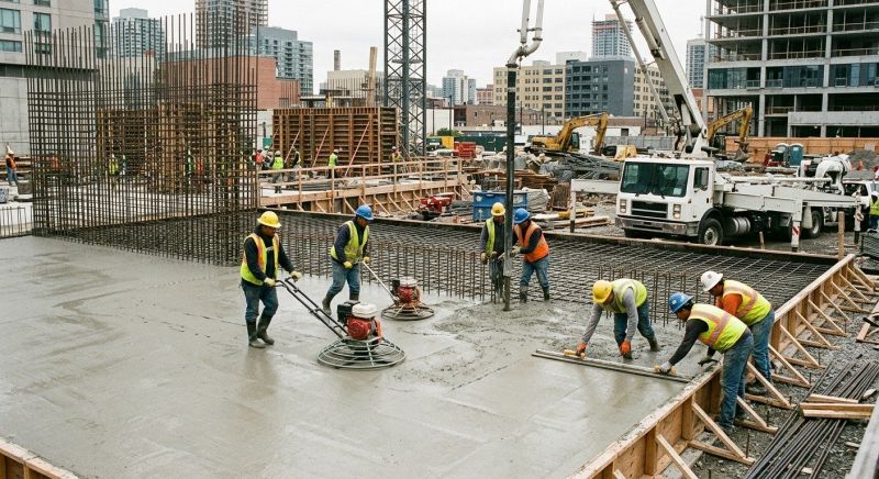 Commercial Slab Construction in El Paso County, CO