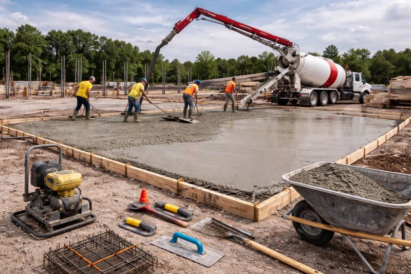 Commercial Slab Construction in Palmer Lake, CO
