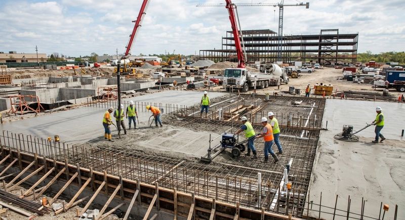 Commercial Slab Construction in Palmer Lake, CO