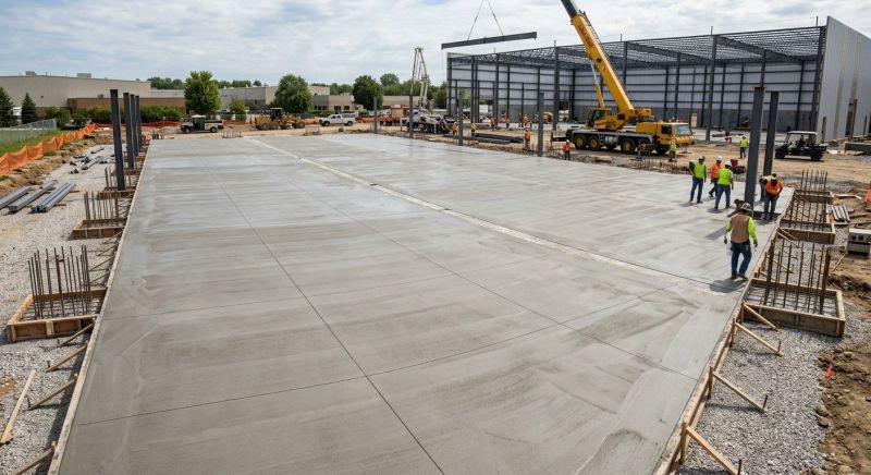Commercial Slab Installation in Woodland Park, CO