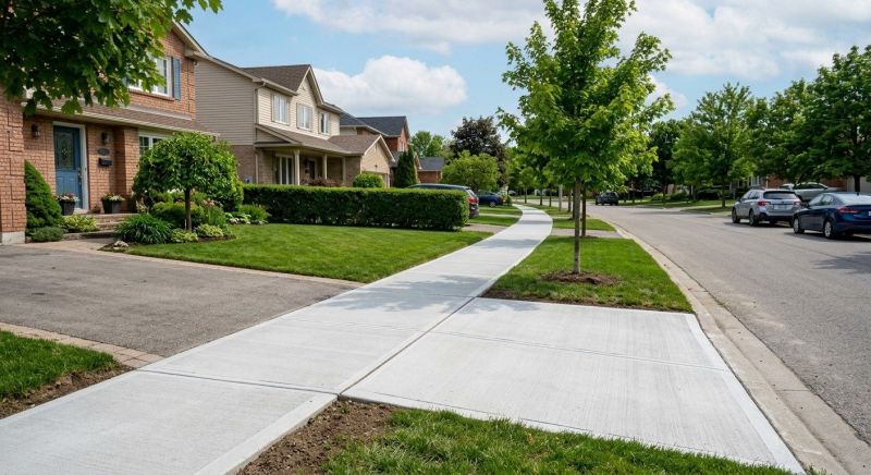 Concrete Path Installation in Woodland Park, CO