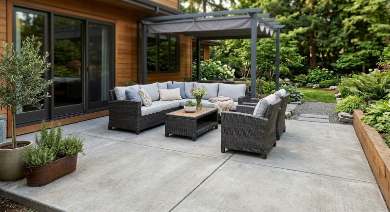 Concrete Patio Renovation in Woodland Park, CO