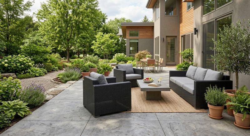 Concrete Patio Renovation in Woodland Park, CO