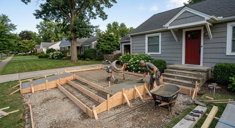 Concrete Porch Installation in Florissant, CO