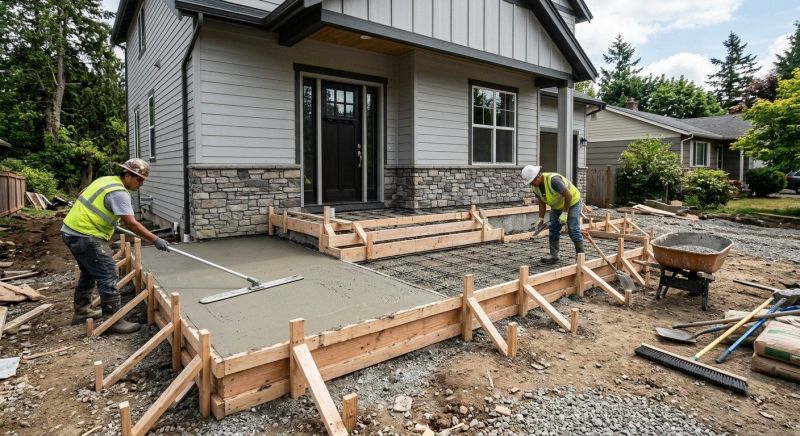 Concrete Porch Installation in Monument, CO