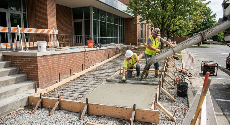 Concrete Ramp Installation in Woodland Park, CO