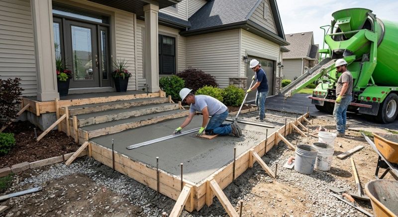Concrete Ramp Installation in Woodland Park, CO