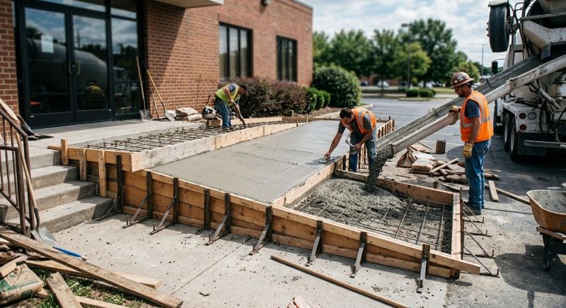 Concrete Ramp Installation in Palmer Lake, CO