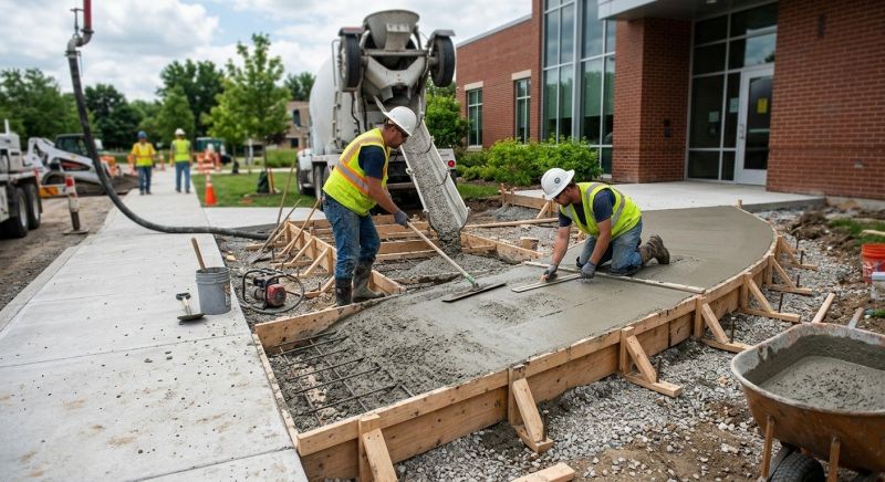 Concrete Ramp Installation in Sedalia, CO