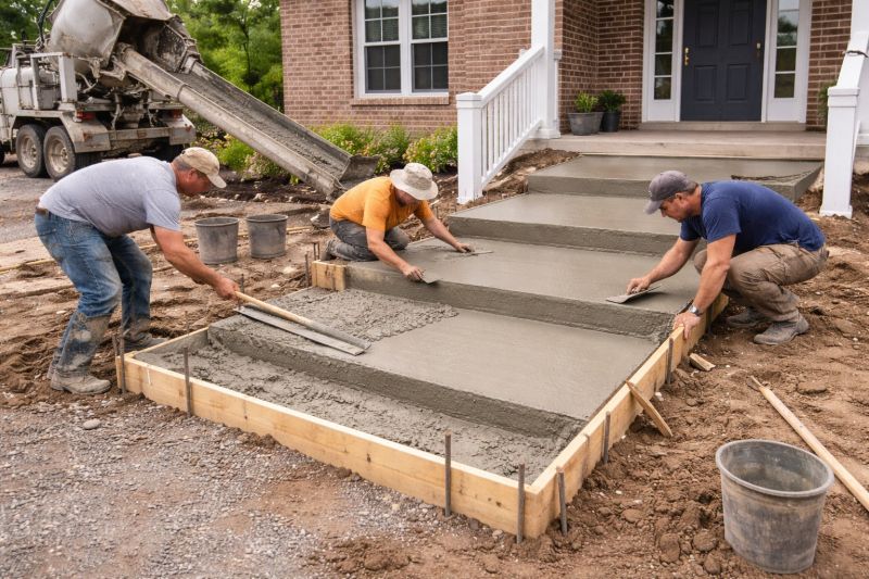 Concrete Stairs Construction in Cripple Creek, CO