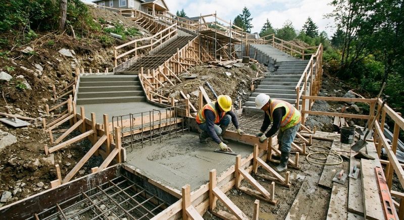 Concrete Stairs Construction in Larkspur, CO
