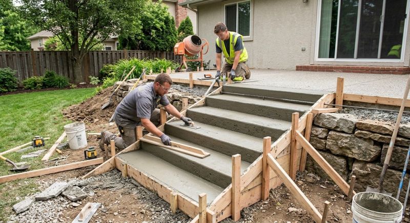 Concrete Stairs Installation in Woodland Park, CO