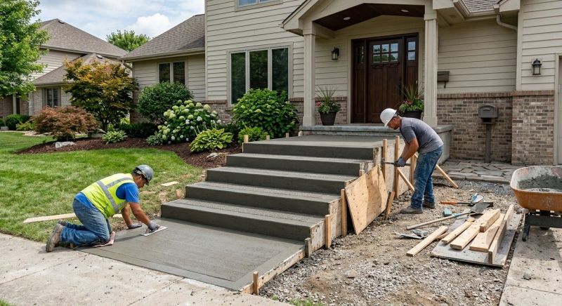 Concrete Stairs Installation in Woodland Park, CO