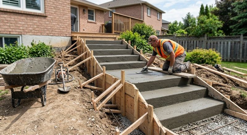 Concrete Stairs Installation in Monument, CO