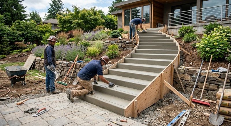 Concrete Stairs Installation in Palmer Lake, CO