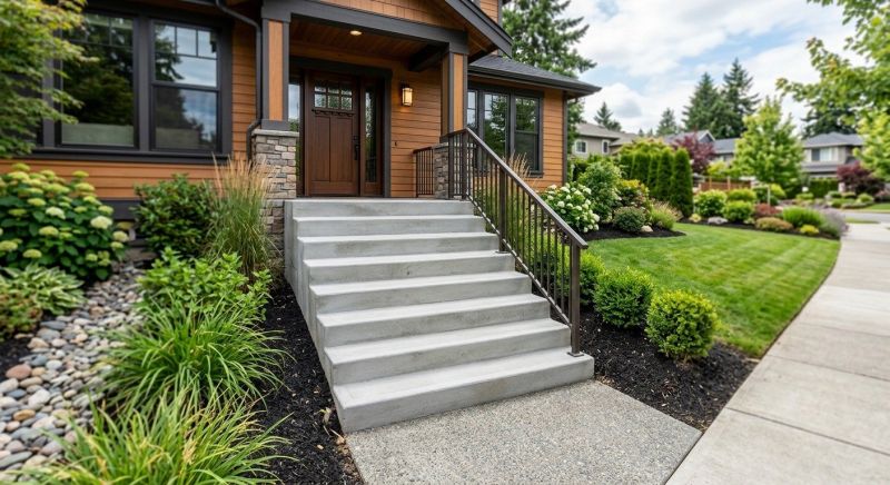 Concrete Stairway Installation in Woodland Park, CO