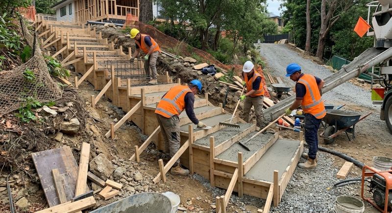 Concrete Steps Pouring in Woodland Park, CO