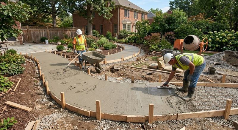 Concrete Walkway Installation in El Paso County, CO