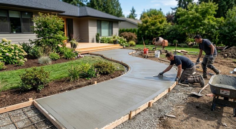 Concrete Walkway Installation in Palmer Lake, CO