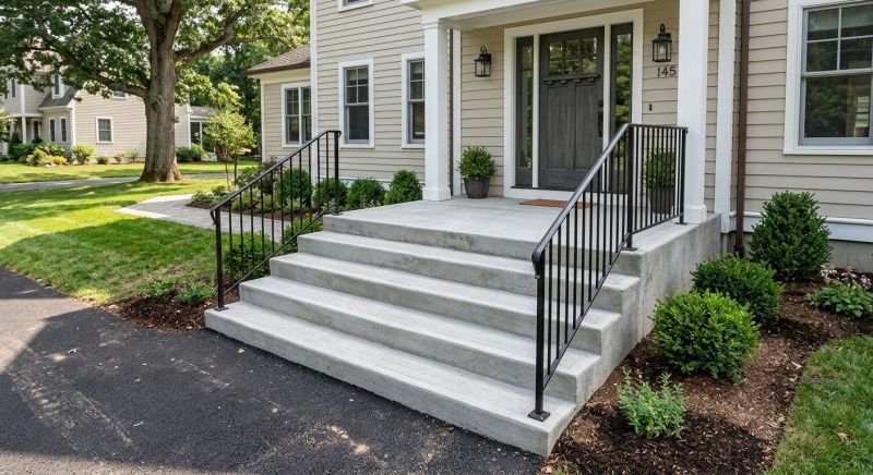 Entryway Stairs Installation in Woodland Park, CO