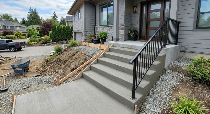 Entryway Stairs Installation in Woodland Park, CO