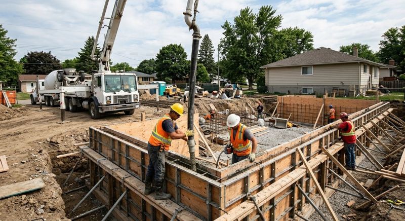 Foundation Wall Pouring in Florissant, CO