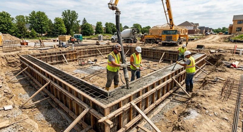 Foundation Wall Pouring in Sedalia, CO