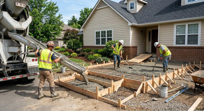 Porch Concrete Pouring in Woodland Park, CO