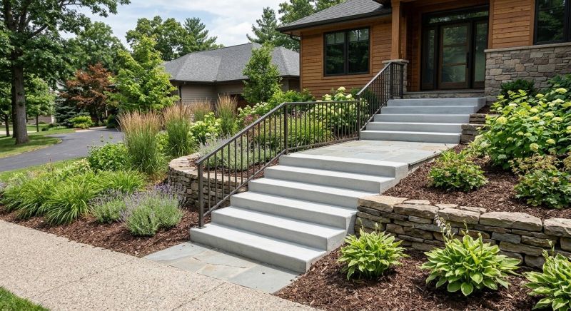 Poured Steps Installation in Teller County, CO