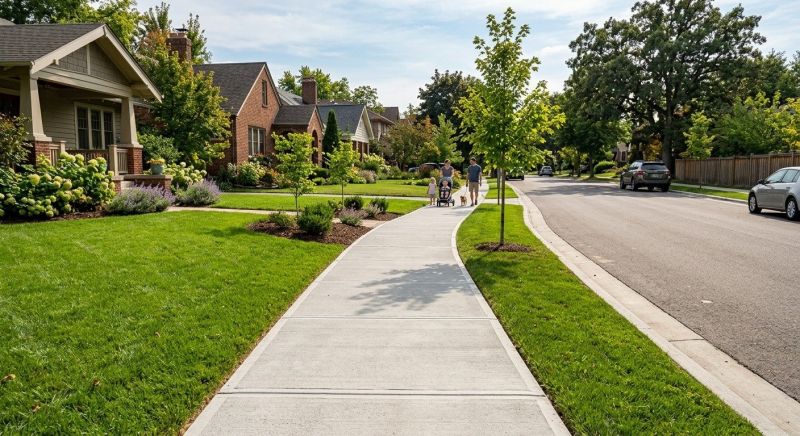 Sidewalk Construction in Woodland Park, CO