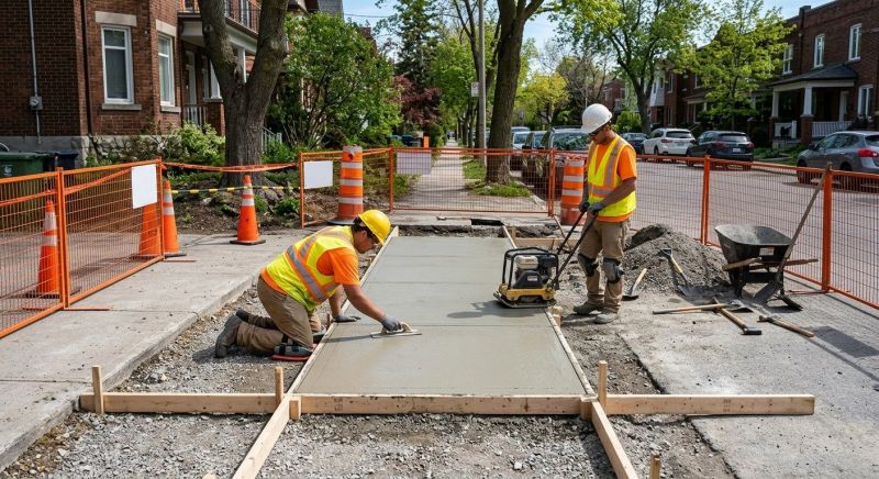 Sidewalk Construction in Sedalia, CO