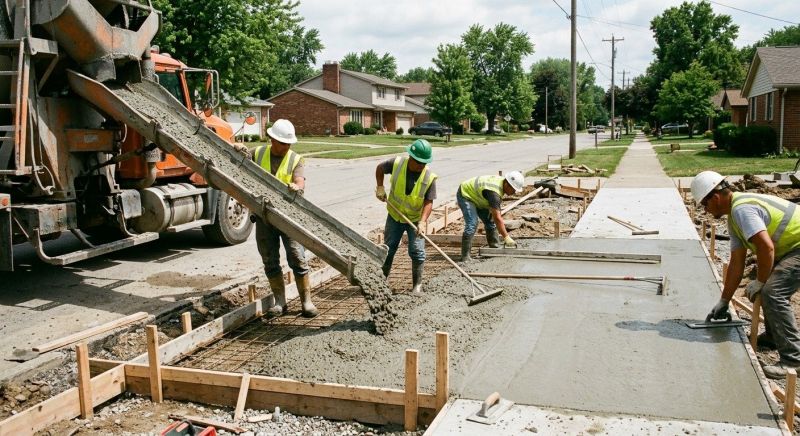 Sidewalk Pouring in Woodland Park, CO