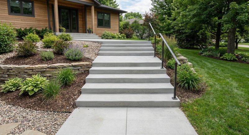 Steps Pouring in Woodland Park, CO