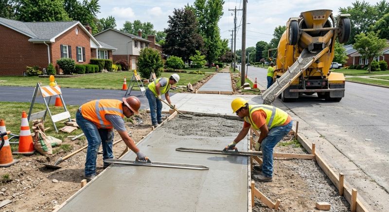Walkway Pouring in Woodland Park, CO